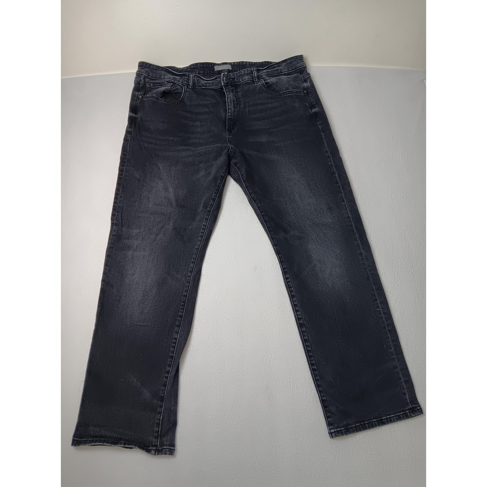 DL1961 Jeans Mens 40x30 Charcoal Slim Straight Stretch Denim Dark Wash